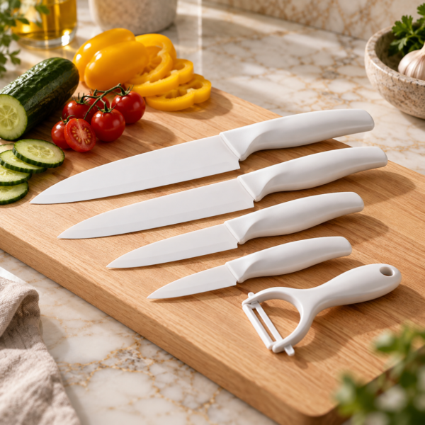 Set de Cuchillo Ceramico y Pelador
